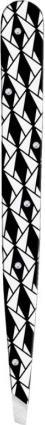 Actual product image Hausmann Tweezers bevelled Swarovski Raut