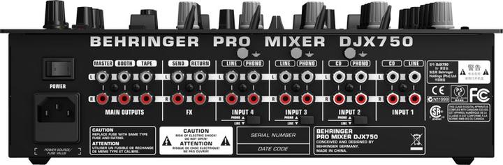 Actual product image Behringer Djx750 (Clubmixer)