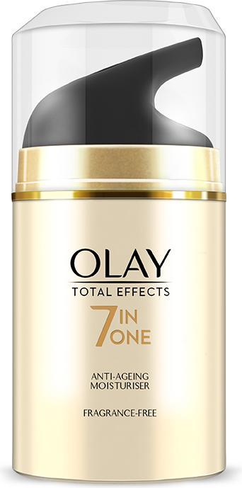 Actual product image Olay Anti-Aging Moisturiser Total Effects 50 ml (50 ml, Day cream)
