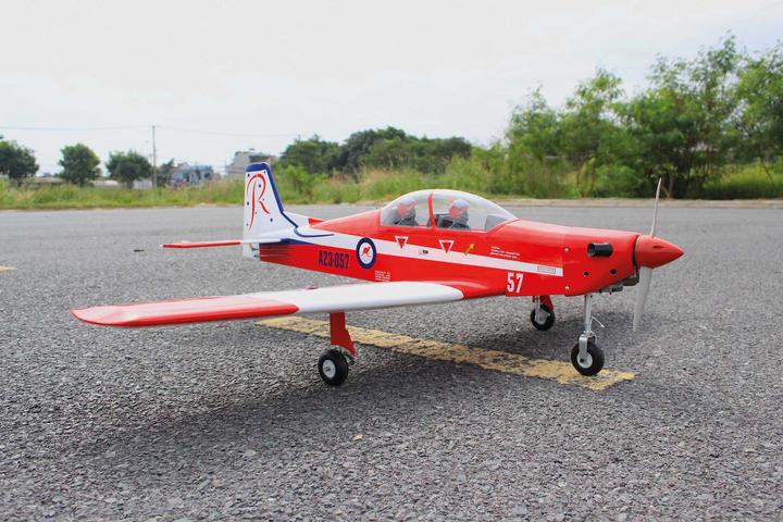 Immagine prodotto Seagull Models ( SG-Models ) Pilatus PC-9 "RAAF" 10cc rot/weiss (Acrobazia aerea)