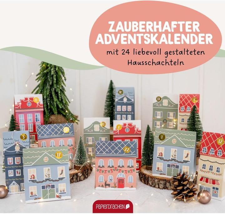 Produktbild Papierdrachen Weihnachtsstadt