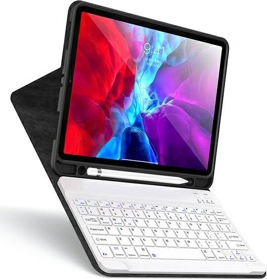 Produktbild Usams Etui Winro z klawiaturą iPad 10.2" fioletowe etui-biała klawiatura/purple cover-white keyboard