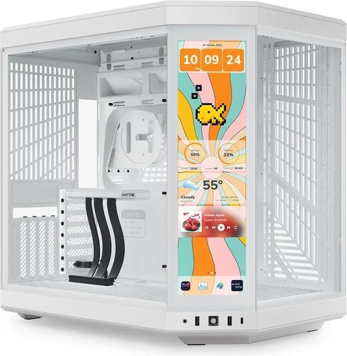 Actual product image Hyte Y70 Touch Infinite (ATX, mATX, ITX, E-ATX)