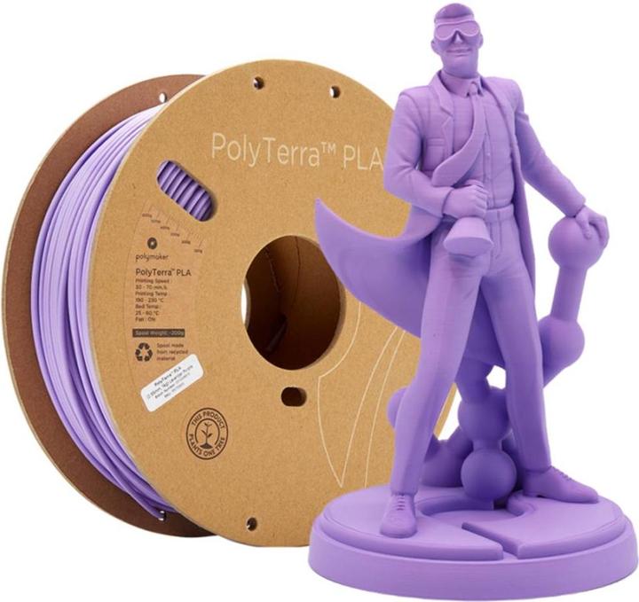 Produktbild Polymaker PolyTerra (PLA, 1.75 mm, 1000 g, Violett)