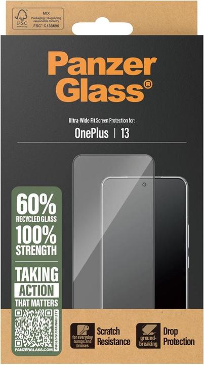 Produktbild PanzerGlass Ultra-Wide Fit Protector (1 Stück, OnePlus 13)