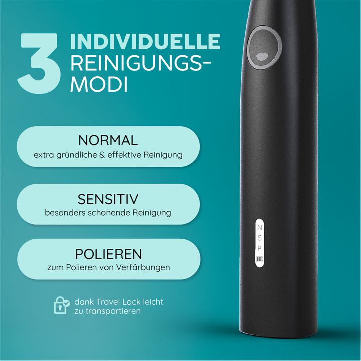 Immagine prodotto happybrush Spazzola felice Eco Vibe 3 (Spazzolino sonico)