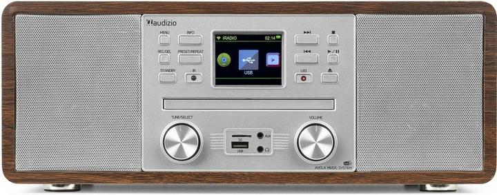 Image du produit Audizio DAB+ Radio Avola Silber, Radio Tuner: FM, DAB+ (DAB+ DAB, FM, Bluetooth, WiFi)