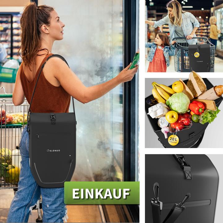 Image du produit Eloneo Sacoche de vélo pour ordinateur portable (28 l, Sacoches)