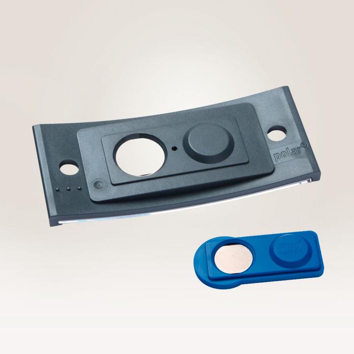 Produktbild Badgepoint POL30MA02-5DR Namensschilder, 65 x 30 mm, dunkelgrau