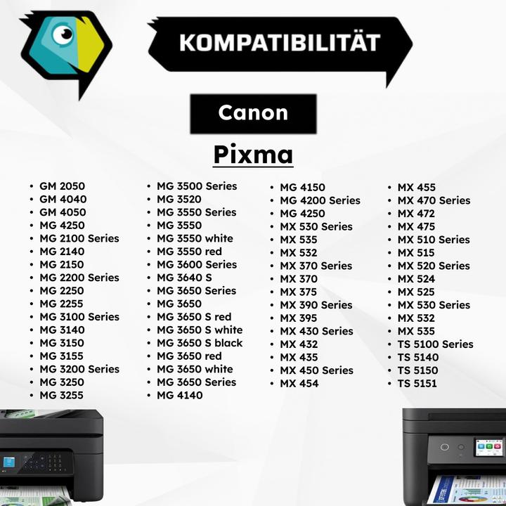 Produktbild Inkadoo Druckerpatronen kompatibel zu Canon 5222B005 / PG-540XL Druckkopfpatrone, schwarz- alt Schwarz (BK)