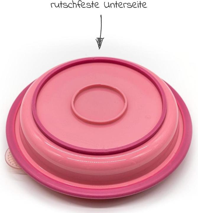 Actual product image MiaMia Children's plates & porridge bowls Baby plates to go incl. cutlery - Pink