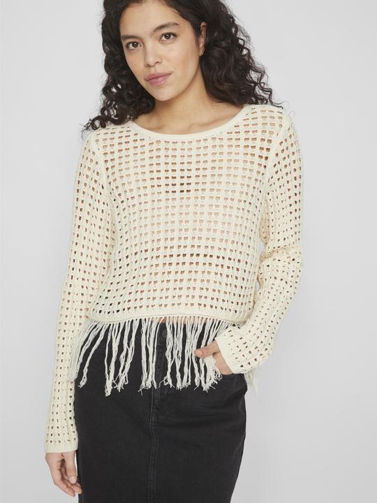 Actual product image Vila Fringed knitted top (M)