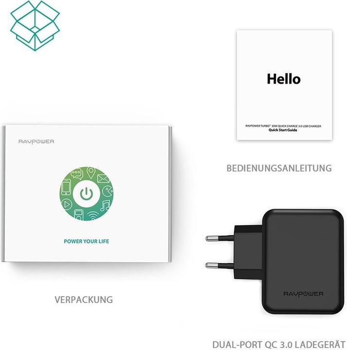 Immagine prodotto RAVPower Rp-Pc006 (30 W)