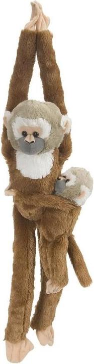Image du produit Wild Republic Peluche écureuil suspendu avec bébé (51 cm)