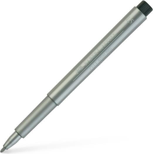 Produktbild Faber-Castell Pitt Artist Pen Metallic (Silber, 1 x)