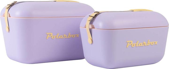 Actual product image Polarbox Retro Cooler purple 12l (12 l)