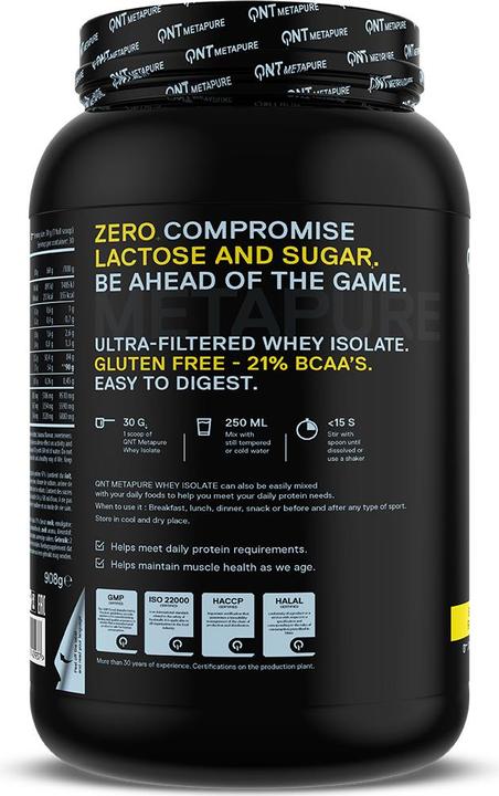 Produktbild QNT MetaPure Zero Carb (Banane, 1 Stk., 1000 g)