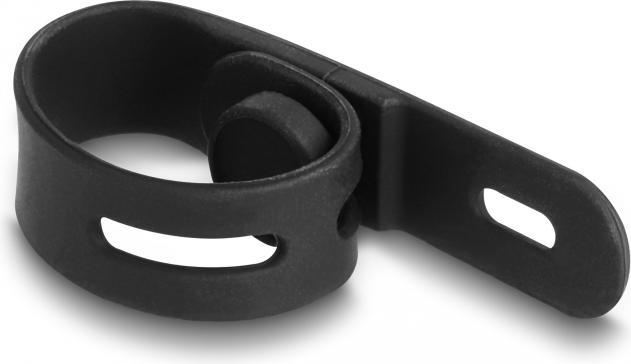 Produktbild Delock Kabelbinder Schwarz/Weiss 118 mm x 12 mm 10 Stück (Kunststoffkabelbinder, 118.12 mm, 10 Stk.)