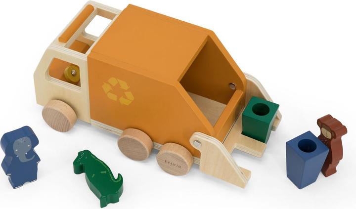 Actual product image Trixie Baby Baby rubbish truck made of wood