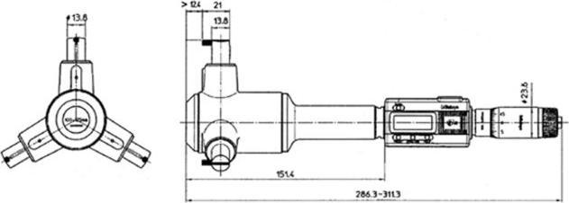 Image du produit Mitutoyo Micromètre d’intérieur numérique (mm)