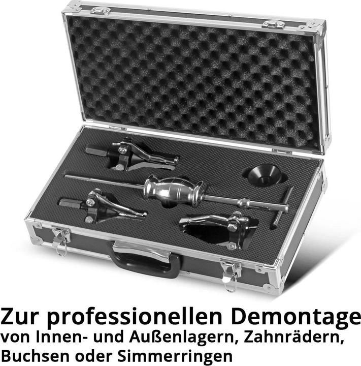 Produktbild Stahlwerk Lagerabzieher 5-teiliges Set mit Gleithammer, professionelle Demontage