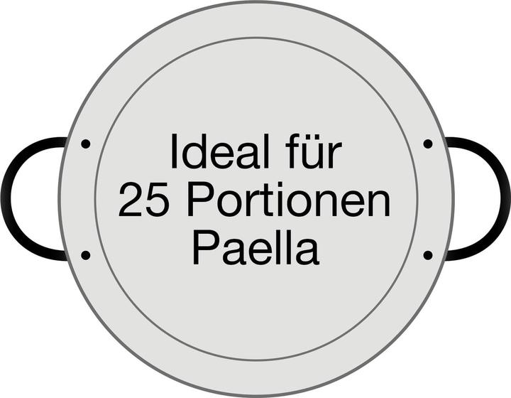 Actual product image All'Grill Stainless steel paella pan Ø 70 cm (70 cm, Paella pan, Stainless steel)