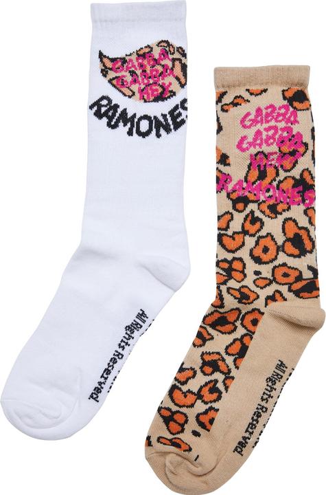 Merchcode Ramones Leo Socks 2-Pack - 19833 (2er Pack, 47 - 50)