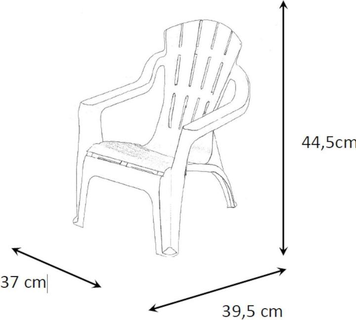 Image du produit ProGarden Kinder-Deckchair, orange Mini-Selva (Fauteuil pour enfants)