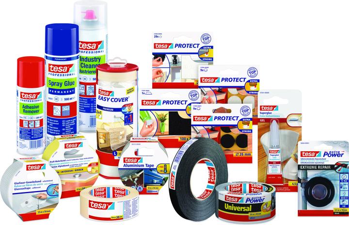 Produktbild tesa EASY COVER Premium Abdeckfolie für Malerarbeiten inkl. Abroller (550 mm)