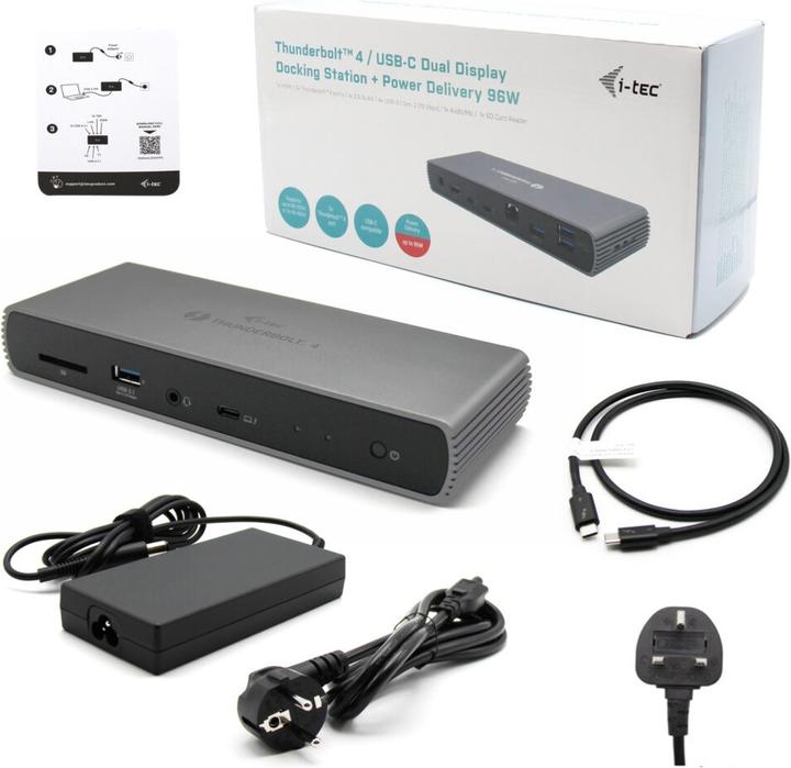 Produktbild i-tec Tb4dualdockpdch (Thunderbolt, 10 Ports)