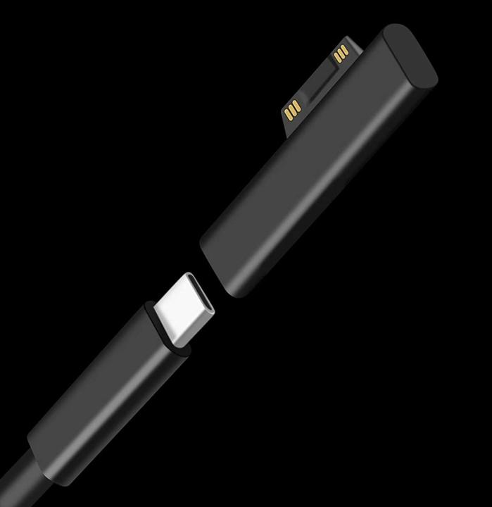 Produktbild PowerGuard USB-C zu Microsoft Surface Adapter (USB Typ C, USB Typ C)