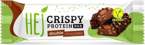 Image du produit HEJ Nutrition Hej Vegan Crispy Bar (45G) (Arachide, Cacao, Double Peanut, Chocolat, 1 pcs, 45 g)