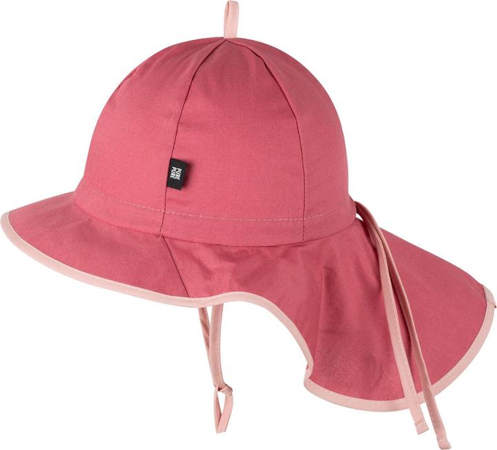 Actual product image Pure Pure Flapper sun hat mauve-wood (45)