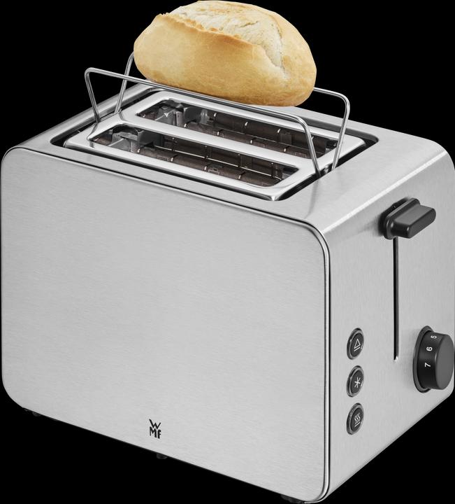 Produktbild WMF Stelio Doppelschlitz-Toaster mit Brötchenaufsatz und Bagel-Funktion