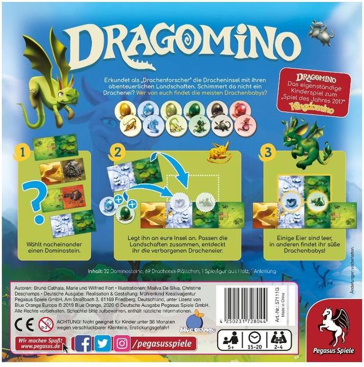 Produktbild Pegasus Dragomino (Deutsch)