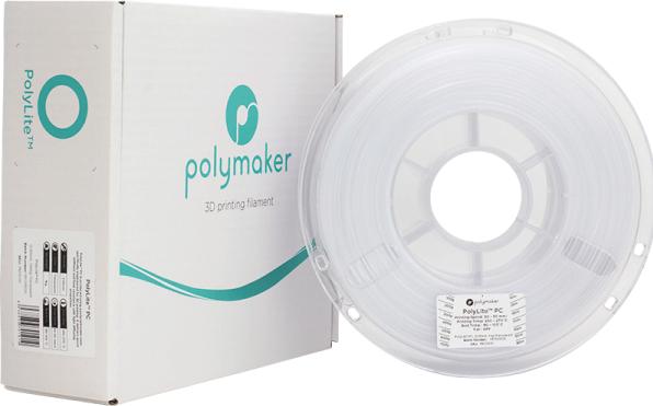 Actual product image Polymaker PolyLite PC - Transparent - 2.85mm (Carbon, 2.85 mm, 1000 g, Transparent)