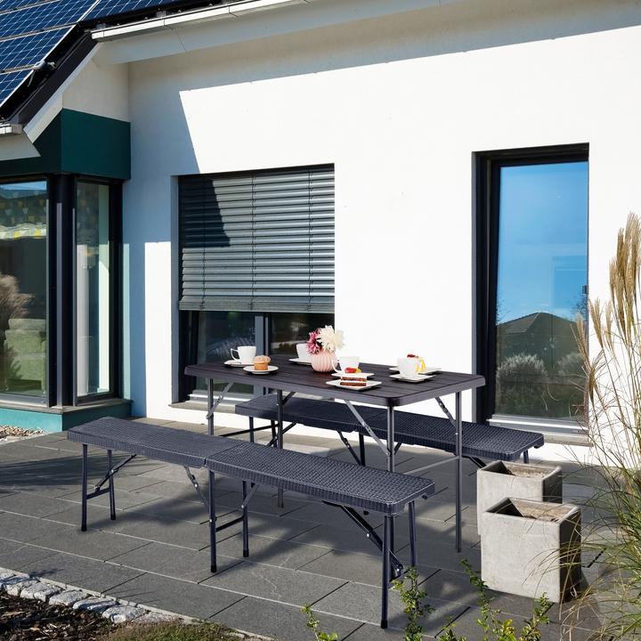 Actual product image Relaxdays Garden table (118 cm)