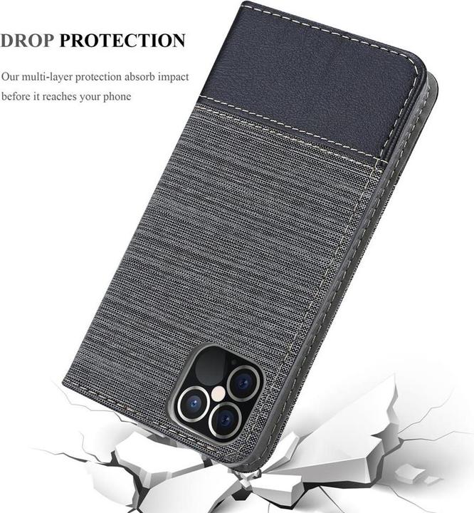 Image du produit Cadorabo Couverture look jeans Book (Apple iPhone 12)
