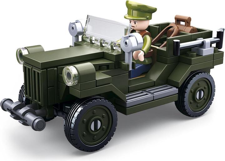 Actual product image Sluban WWII - GAZ-67 Allied car