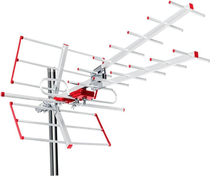Actual product image Maclean MCTV-855 MCTV-855 lauko antena TV DVB-T Combo UHF VHF passive max 100dBuV (Flat antenna, 14 dB, DVB-T / -T2)