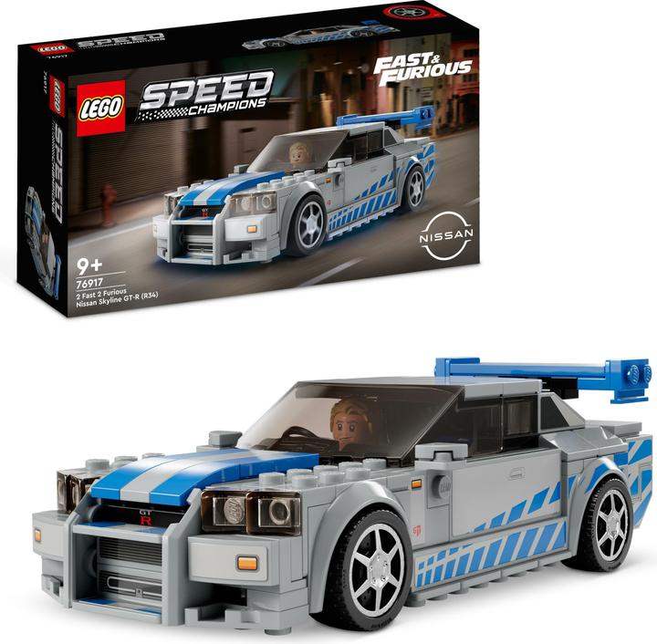 Immagine prodotto LEGO 2 Fast 2 Furious - Nissan Skyline GT-R (R34) (76917, LEGO Speed Champions)