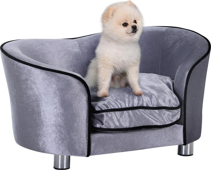 Produktbild PawHut Luxus Hundecouch mit einem weichen Kissen (Hund)