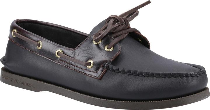 Actual product image Sperry Mens Authentic Original Leather 2 Eyelet Boat Shoes (45.5)