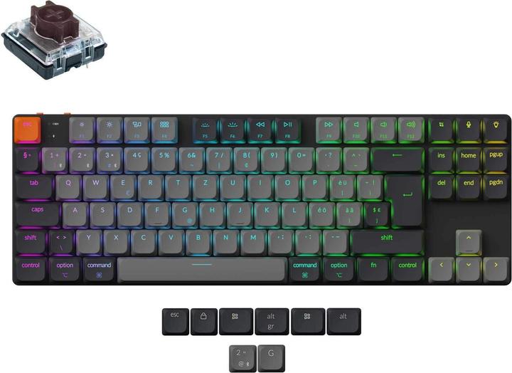 Image du produit Keychron K1 QMK V6 (CH, Sans fil, Filaire)