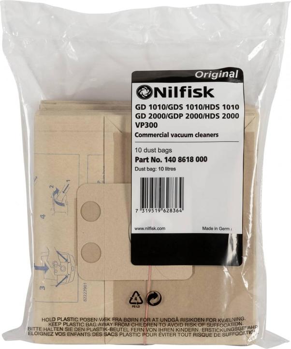 Produktbild Nilfisk Staubsaugerbeutel (10 x)