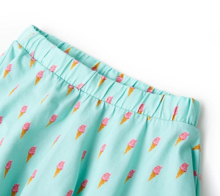 Produktbild VidaXL Kinderrock Helles Minzgrün 128,Material: 94 % Baumwolle. 6 (128)