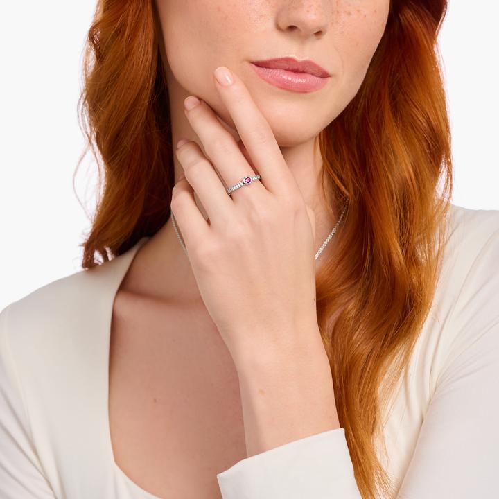 Actual product image Thomas Sabo Damenring Sterling Silver (54, 925 Silver)