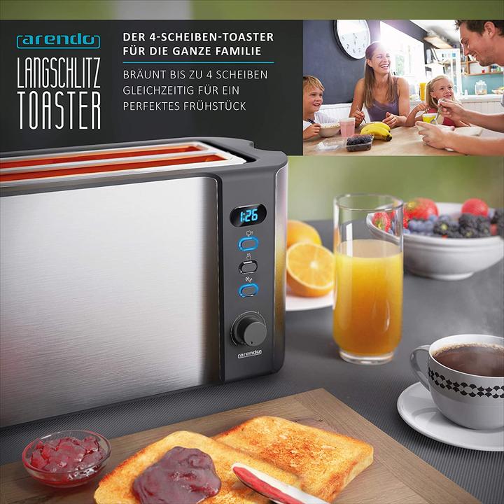 Actual product image Arendo Toaster long slot, 1500W