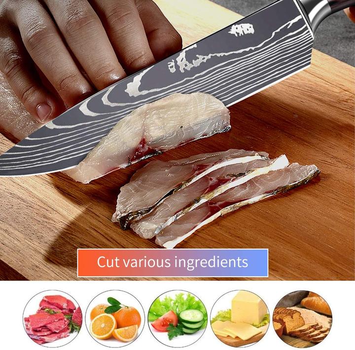 Actual product image Kepeak Sharp stainless steel chef's knives (20 cm)