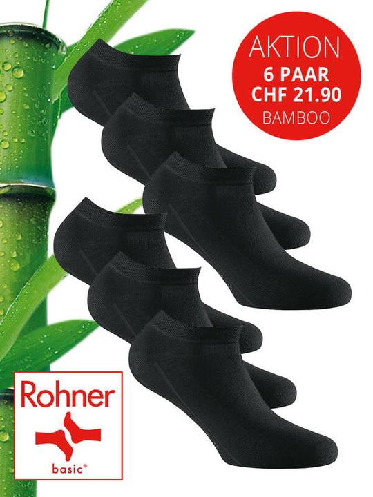 Actual product image Rohner Sneaker socks (pack of 6, 43 - 46)